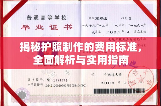 德城揭秘护照制作的费用标准，全面解析与实用指南