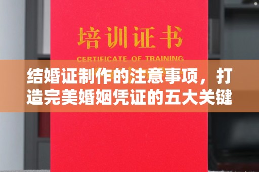 德城结婚证制作的注意事项，打造完美婚姻凭证的五大关键点
