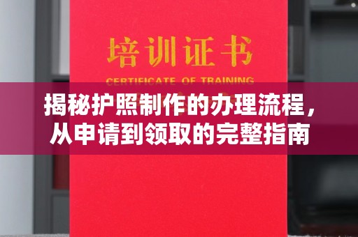 德城揭秘护照制作的办理流程，从申请到领取的完整指南