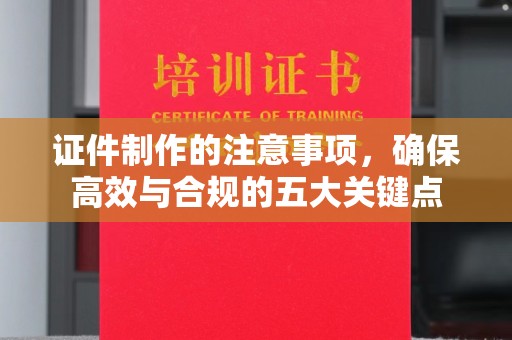 德城证件制作的注意事项，确保高效与合规的五大关键点