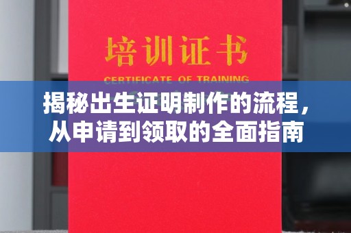 德城揭秘出生证明制作的流程，从申请到领取的全面指南