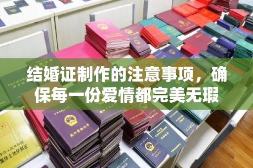 德城结婚证制作的注意事项，确保每一份爱情都完美无瑕